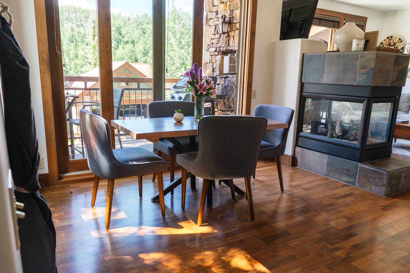 Picture of a eating table in living room